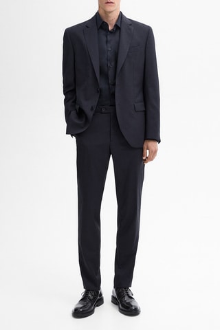 Pantalon de costume - Bleu marine
