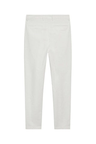 Chino slim en velours - Blanc cassé
