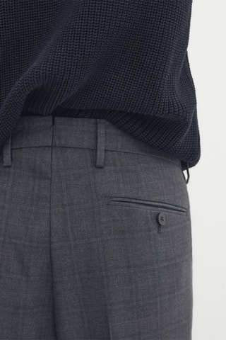 Pantalon de costume en laine - Gris