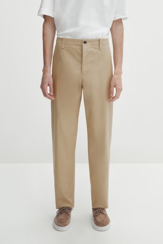 Pantalon carotte - Beige
