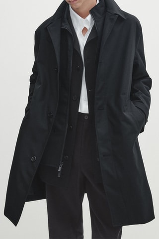 Manteau en laine - Noir