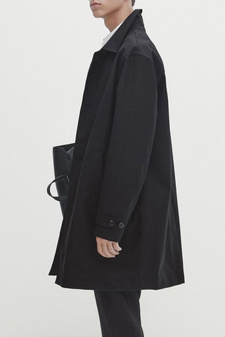Manteau en laine - Noir