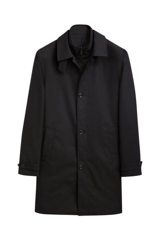 Manteau en laine - Noir