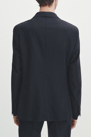 Veste en laine - Bleu marine
