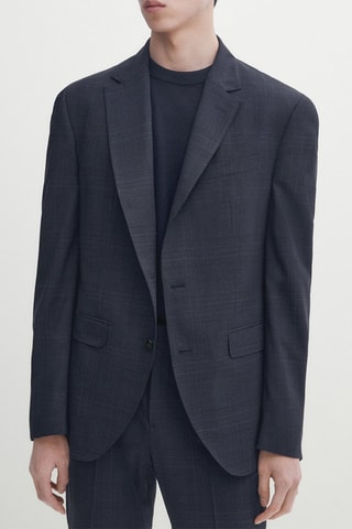 Veste en laine - Bleu marine