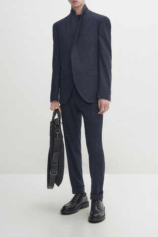 Veste en laine - Bleu marine