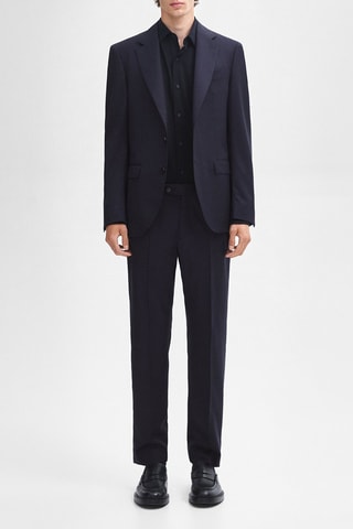 Veste en laine - Bleu marine