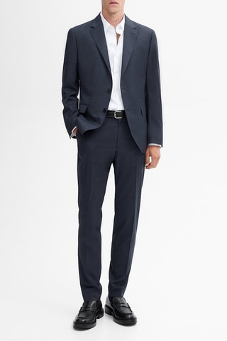 Veste en laine - Bleu marine