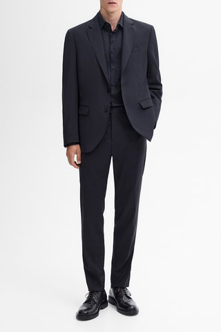 Veste en laine - Bleu marine