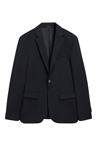 Veste en laine - Bleu marine