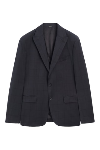 Veste en laine - Bleu marine