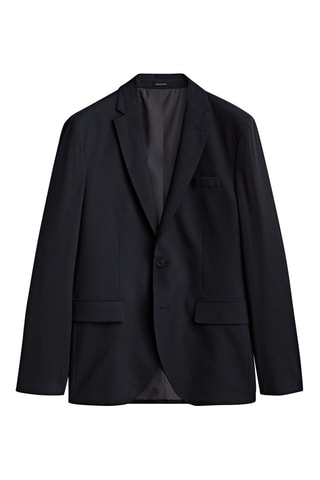 Veste de costume en laine - Bleu marine