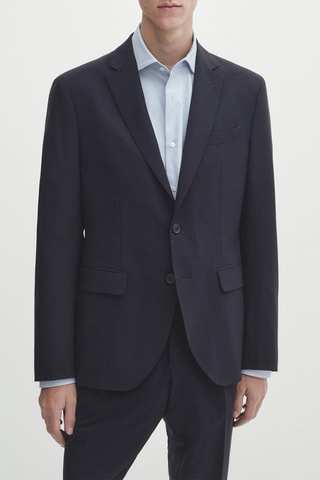 Veste en laine - Bleu marine