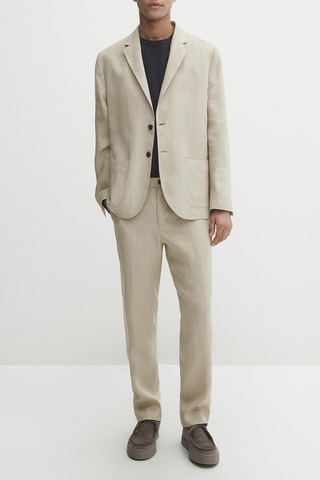 Veste en lin - Beige