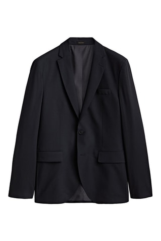 Veste en laine - Bleu marine