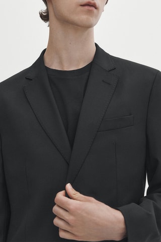 Veste en laine - Noir