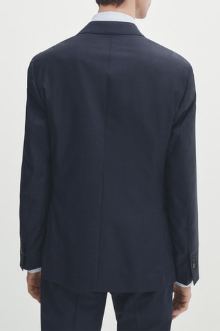 Veste en laine - Bleu marine