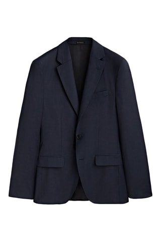 Veste en laine - Bleu marine