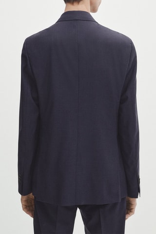 Veste en laine - Bleu marine