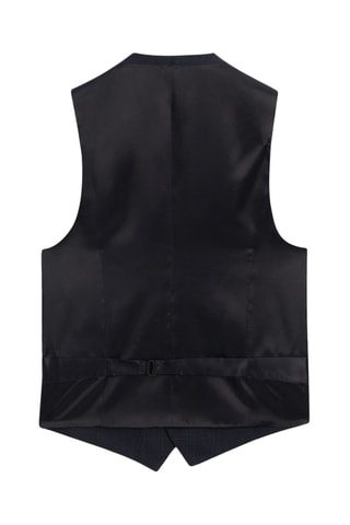 Gilet de costume en laine - Bleu marine