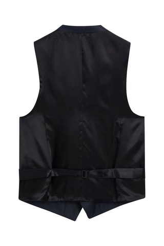 Gilet de costume en laine - Bleu marine