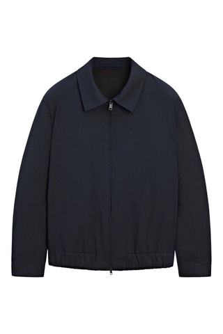 Blouson en laine - Bleu marine
