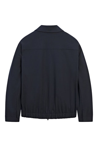 Blouson en laine - Bleu marine