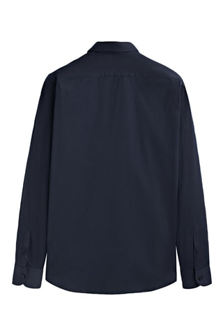 Chemise slim - Bleu marine