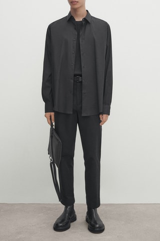 Chemise slim - Noir