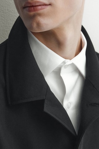 Surchemise en laine - Noir