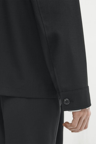 Surchemise en laine - Noir