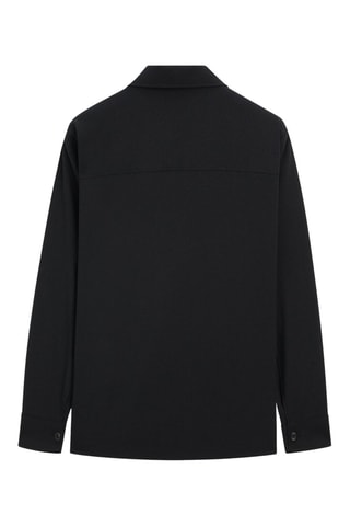 Surchemise en laine - Noir