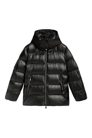 Doudoune à capuche - Noir