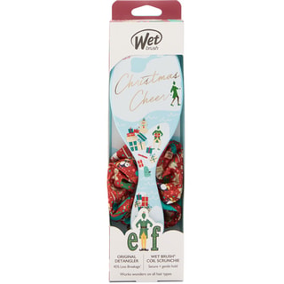 Coffret de Noël - Brosse à cheveux démêlante & chouchou