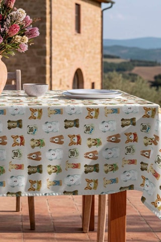 Nappe antitache rectangulaire Caninos - Beige