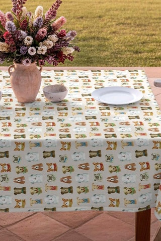 Nappe antitache rectangulaire Caninos - Beige