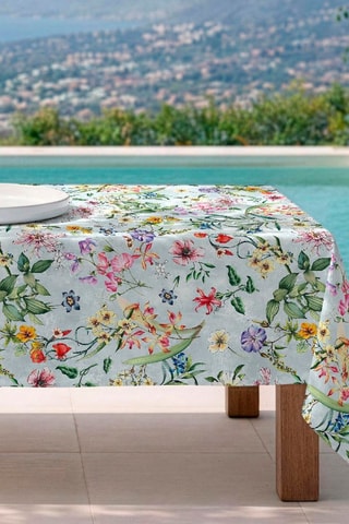 Nappe antitache rectangulaire Maggio - Bleu clair