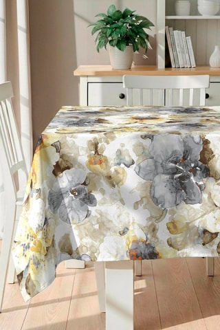 Nappe antitache rectangulaire Nebbia A - Jaune