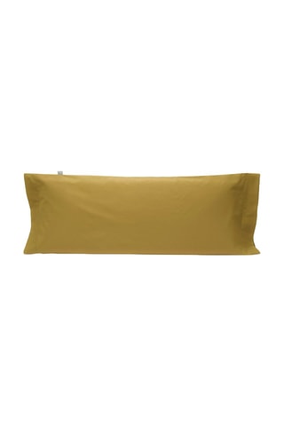 Taie d'oreiller en coton 57 fils/cm² Casual - Moutarde