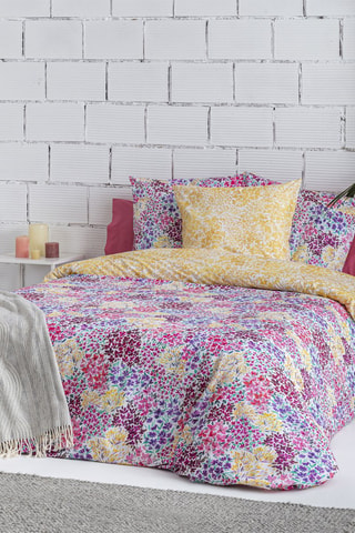 Housse de couette en coton 57 fils/cm² Kasai A-B - Multicolore
