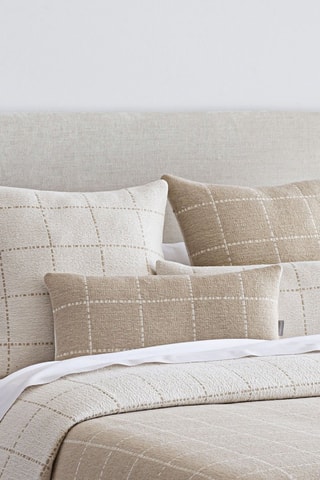 2 housses de coussin Marne - Beige - 50 x 50 cm
