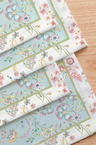 Serviette de table Kilim - Bleu clair