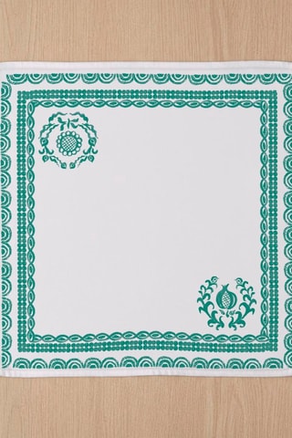 4 serviettes de table Mosaic - Vert