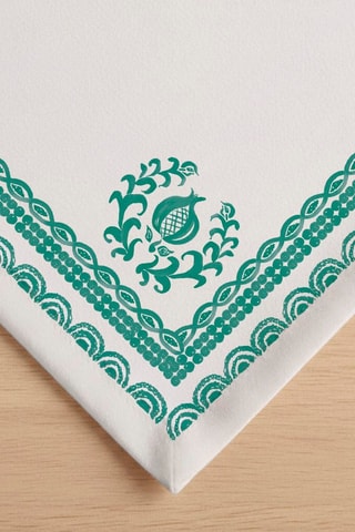 4 serviettes de table Mosaic - Vert