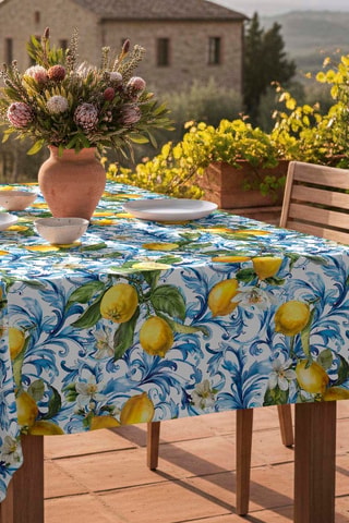 Nappe antitache Aurant - Bleu