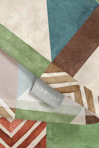 Nappe antitache Congo - Vert et blanc