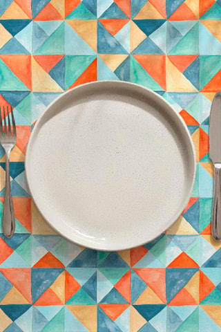 Nappe antitache Happycircus - Bleu