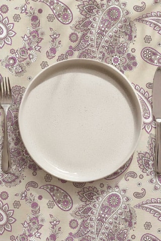 Nappe antitache Levilla - Taupe et violet