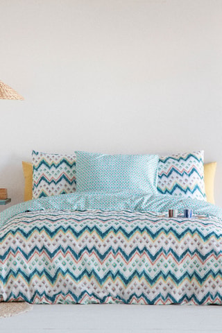 Housse de couette réversible Batu - Bleu