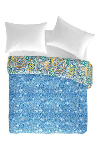 Housse de couette réversible Enna - Bleu